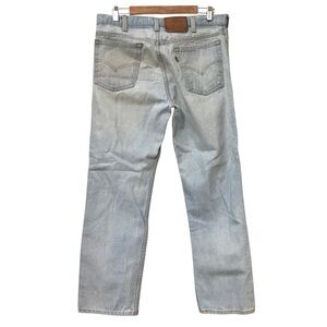 Vintage 80s Levis Two Horse Jeans Straight Leg 36x29 Leather Tab Made in USA